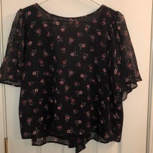 Tie-back blouse from Loft!